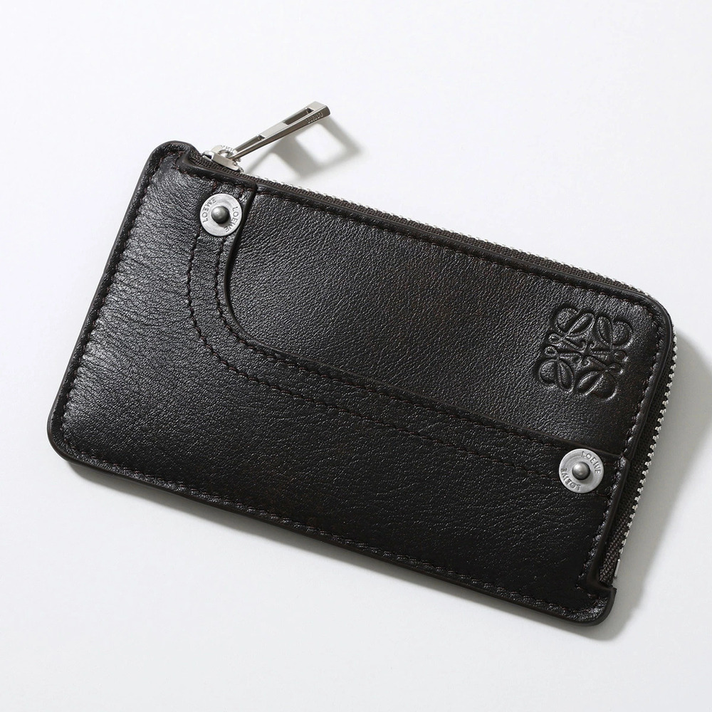 Loewe coin case Wallet card Anagram fragment BROWN